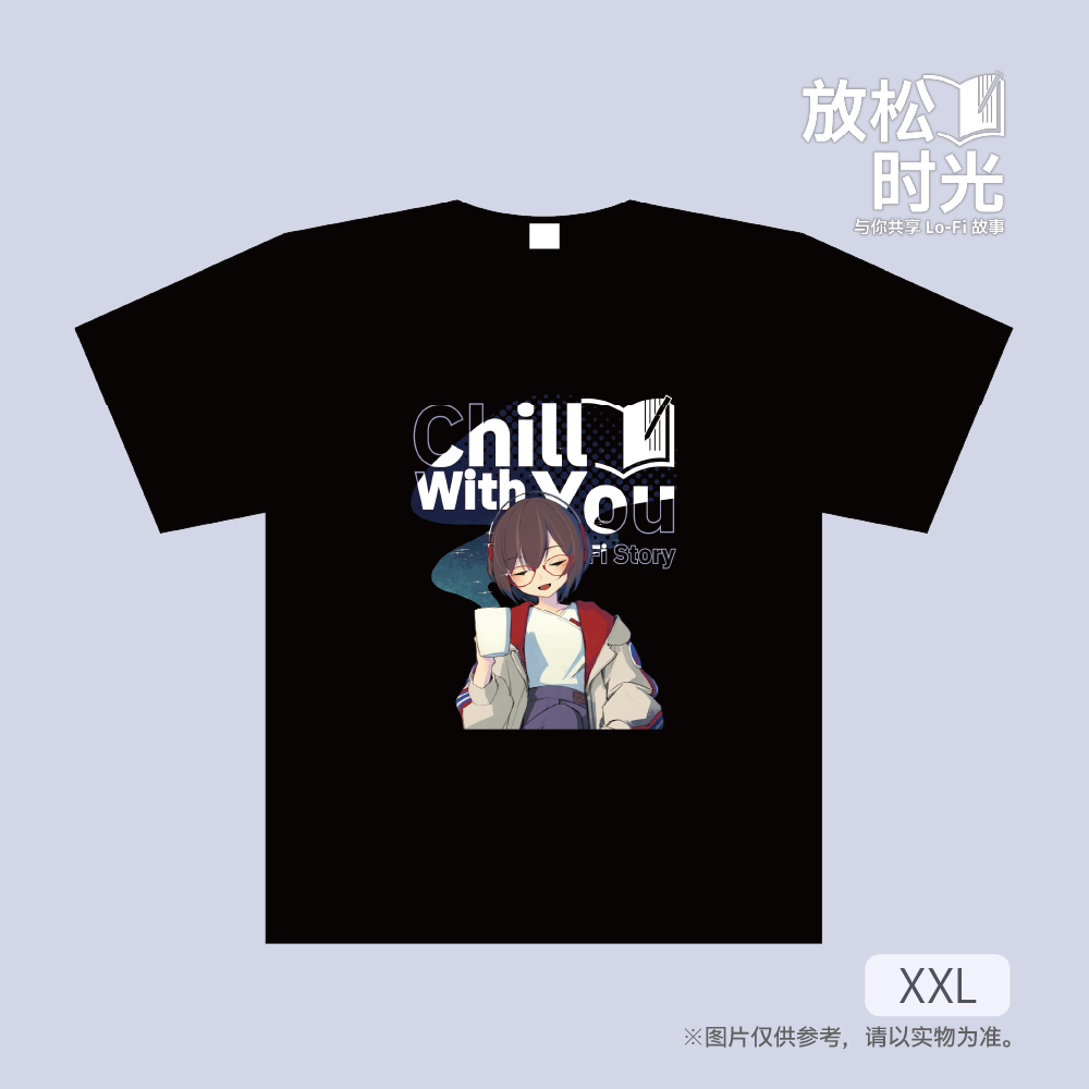 【26年9月上旬发货】艺术T恤 (聪音) / 放松时光:与你共享Lo-Fi故事 - 图片 4