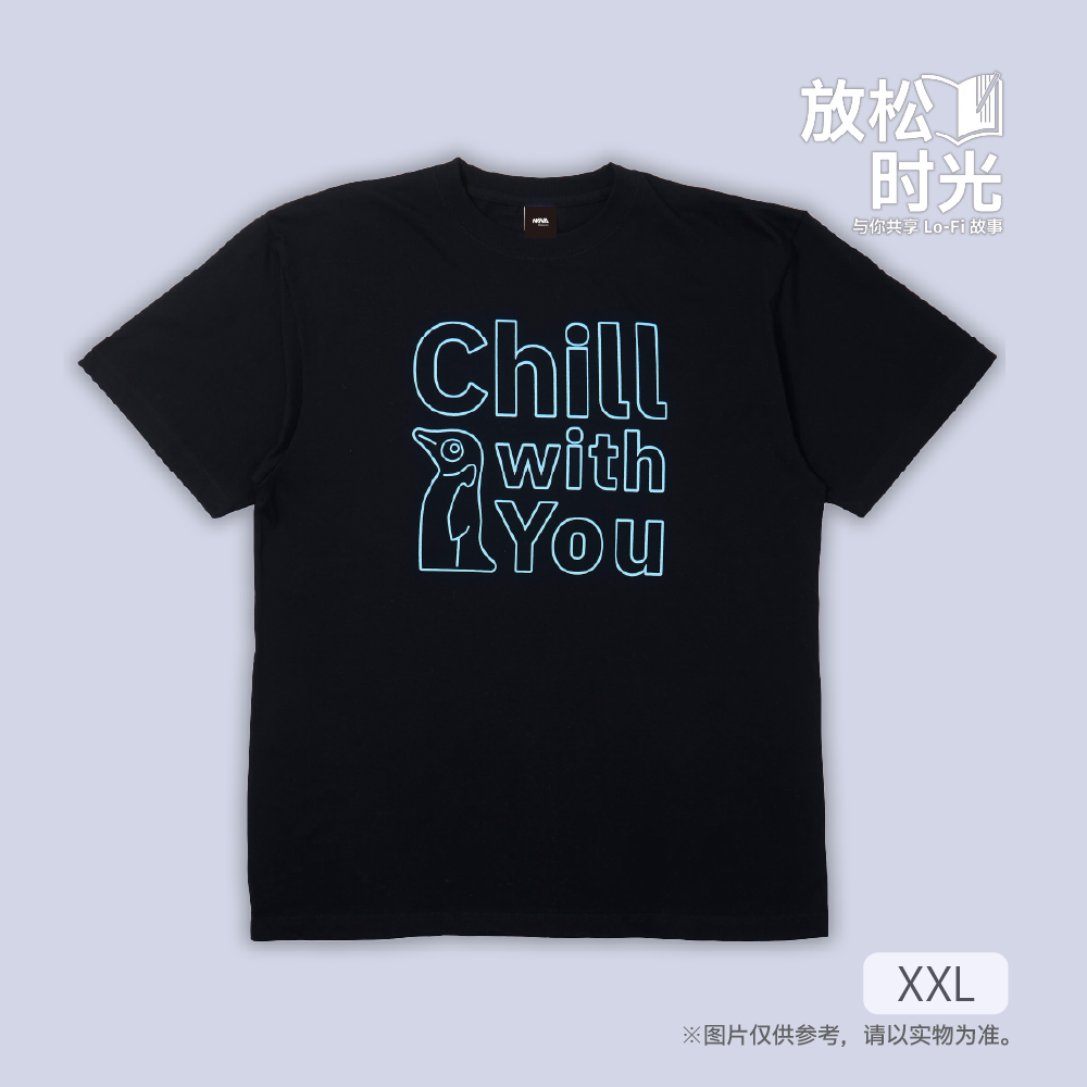 【26年9月上旬发货】T恤 (Kou-chan Black) / 放松时光:与你共享Lo-Fi故事 - 图片 4