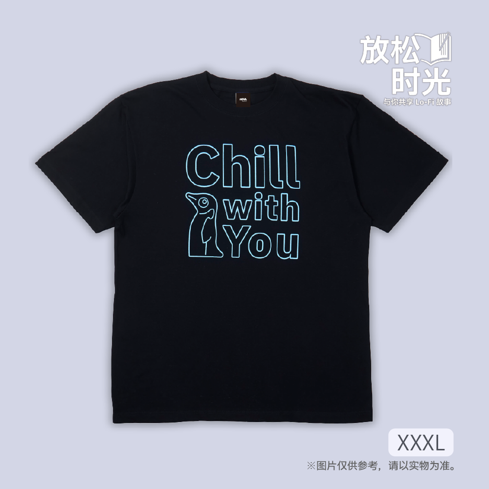 【26年9月上旬发货】T恤 (Kou-chan Black) / 放松时光:与你共享Lo-Fi故事 - 图片 5